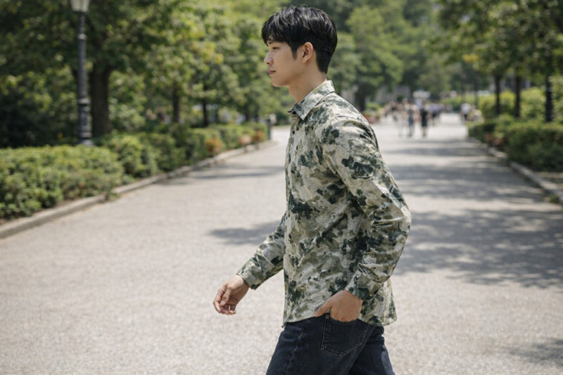 Men Brooklyn Printed Slim Fit Casual Shirt 7