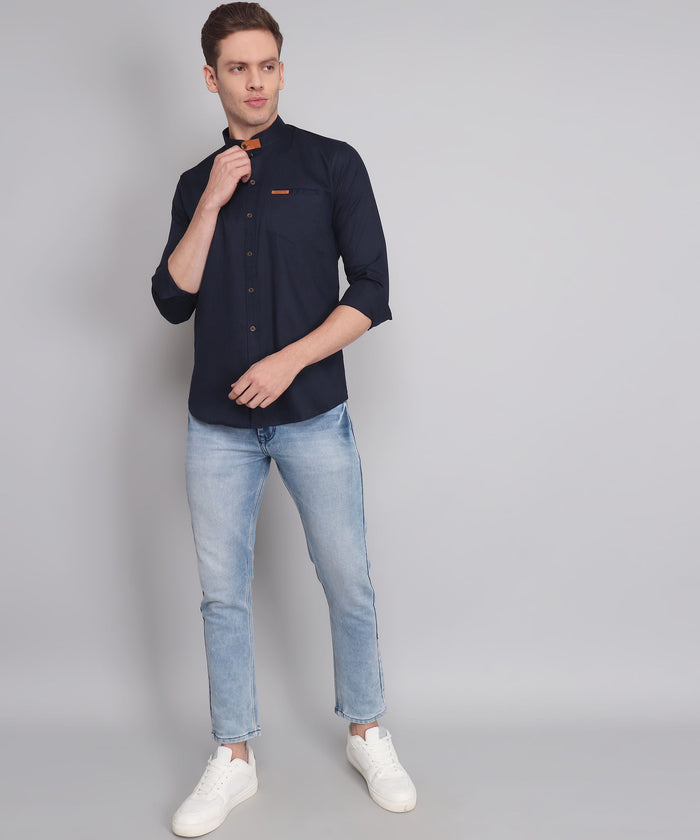 Navy Lee Casual Shirt for Men 2