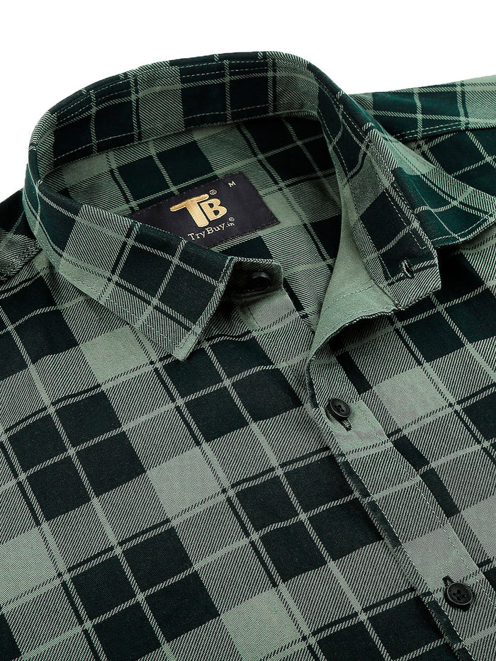 Fire Cotton Checked Shirt for Men 2