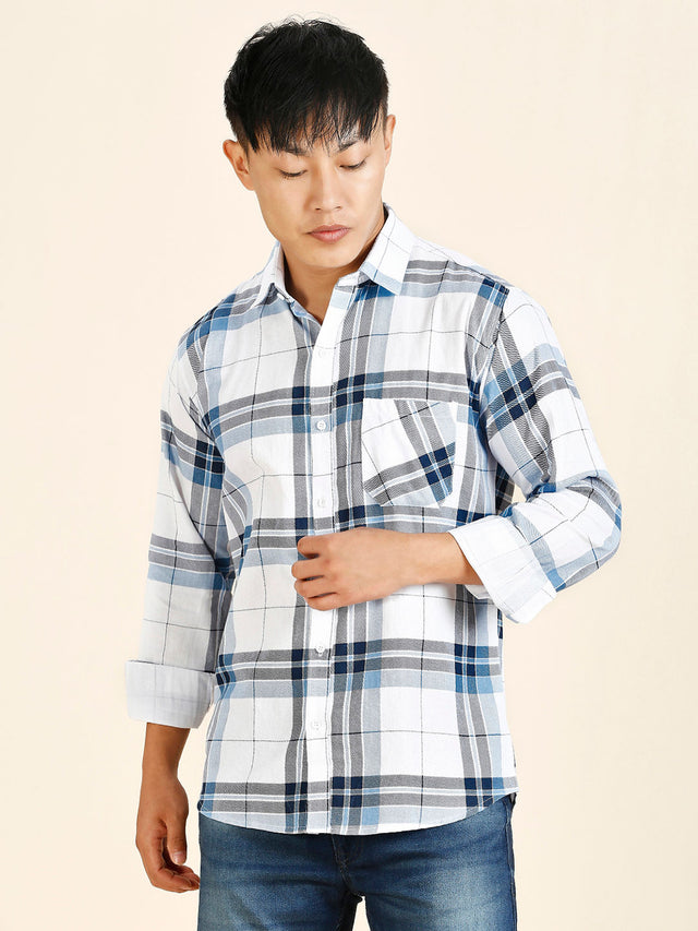 Crumb Checked Men's Shirt — TryBuy®