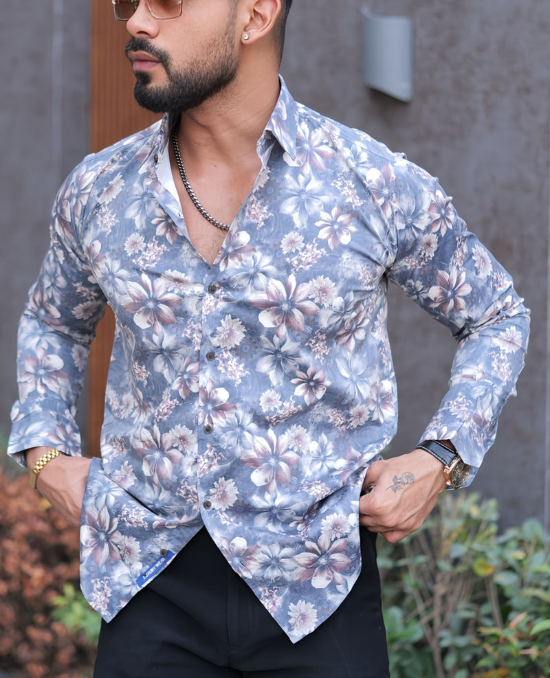 VOZIA Clore Floral Printed Shirt 1