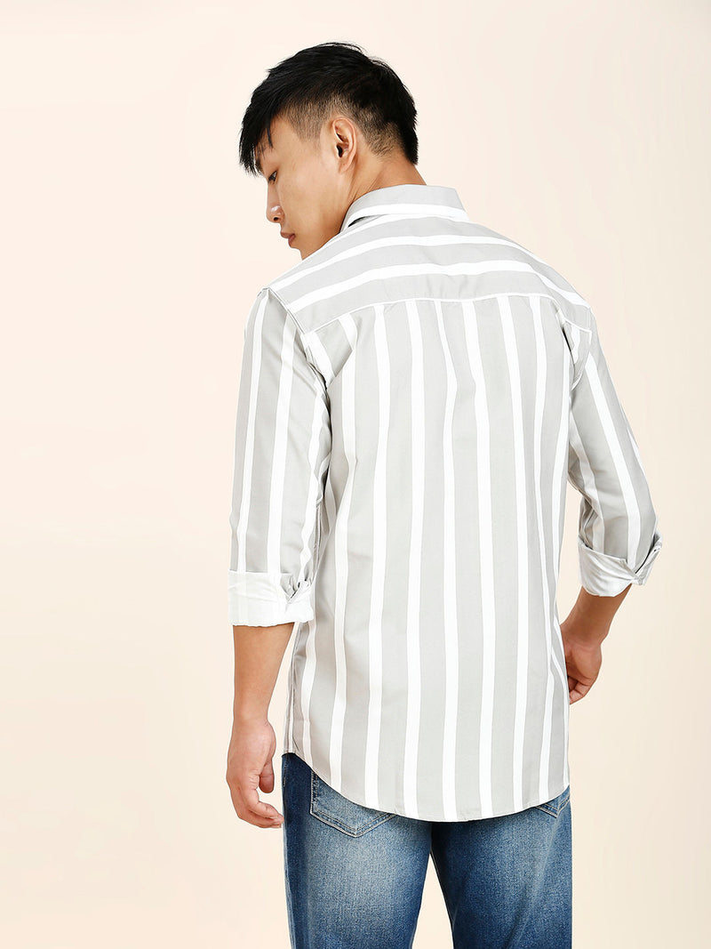Wolver Striped Men's Shirt 6