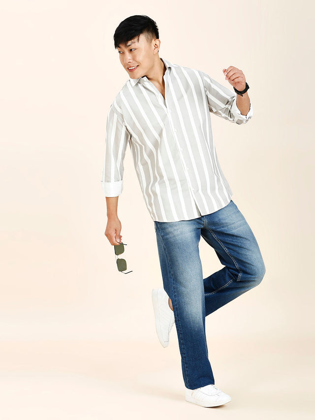 Wolver Striped Men's Shirt — TryBuy®