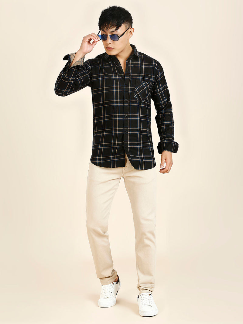 Modern Checked Men's Shirt 4