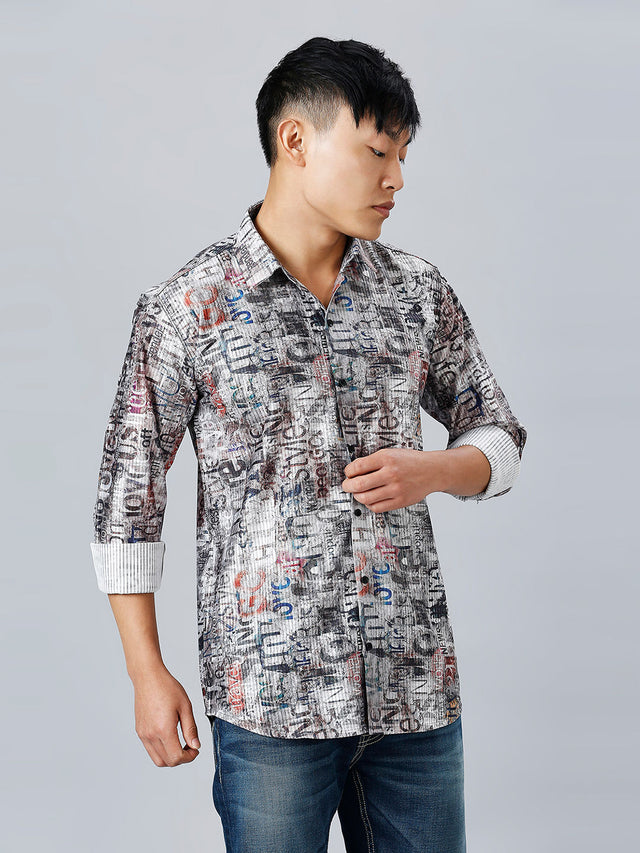 Lyon Printed Men's Shirt — TryBuy®