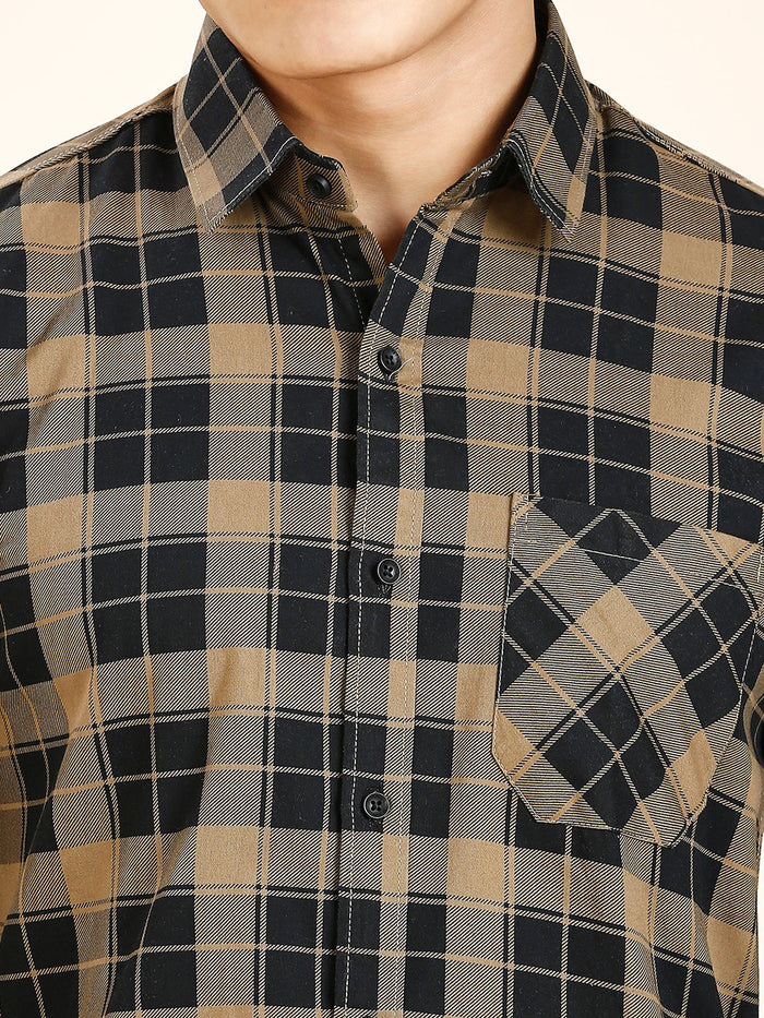 Mesa Cotton Checked Shirt for Men 2