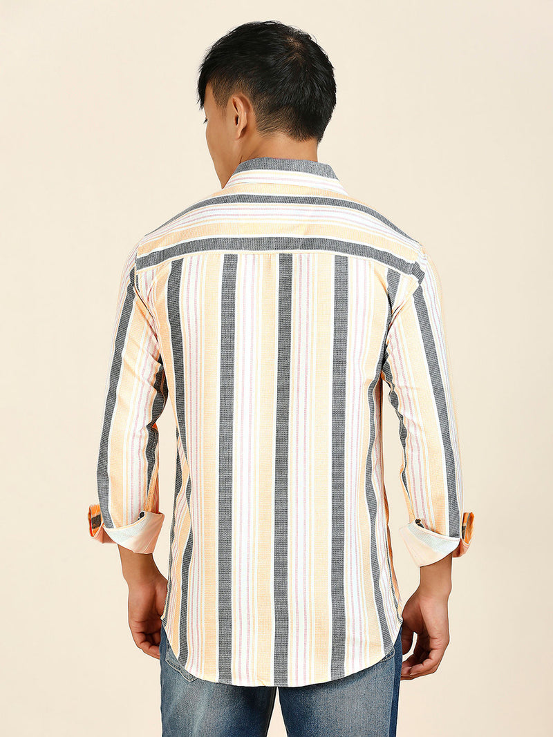 Dazzling Striped Men's Shirt 7