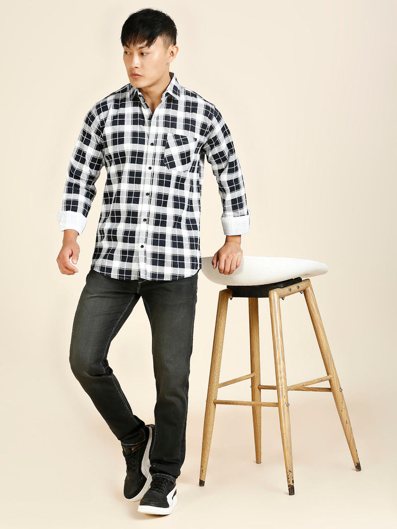 Breezy Checked Men's Shirt 4