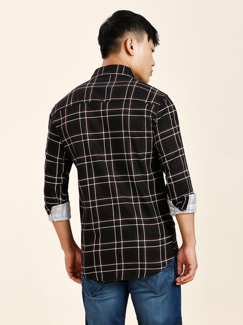 Drag Checked Men's Shirt 5