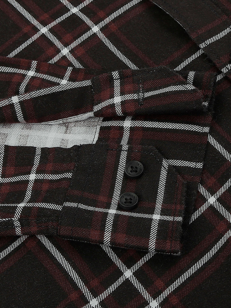 Drag Checked Men's Shirt 6