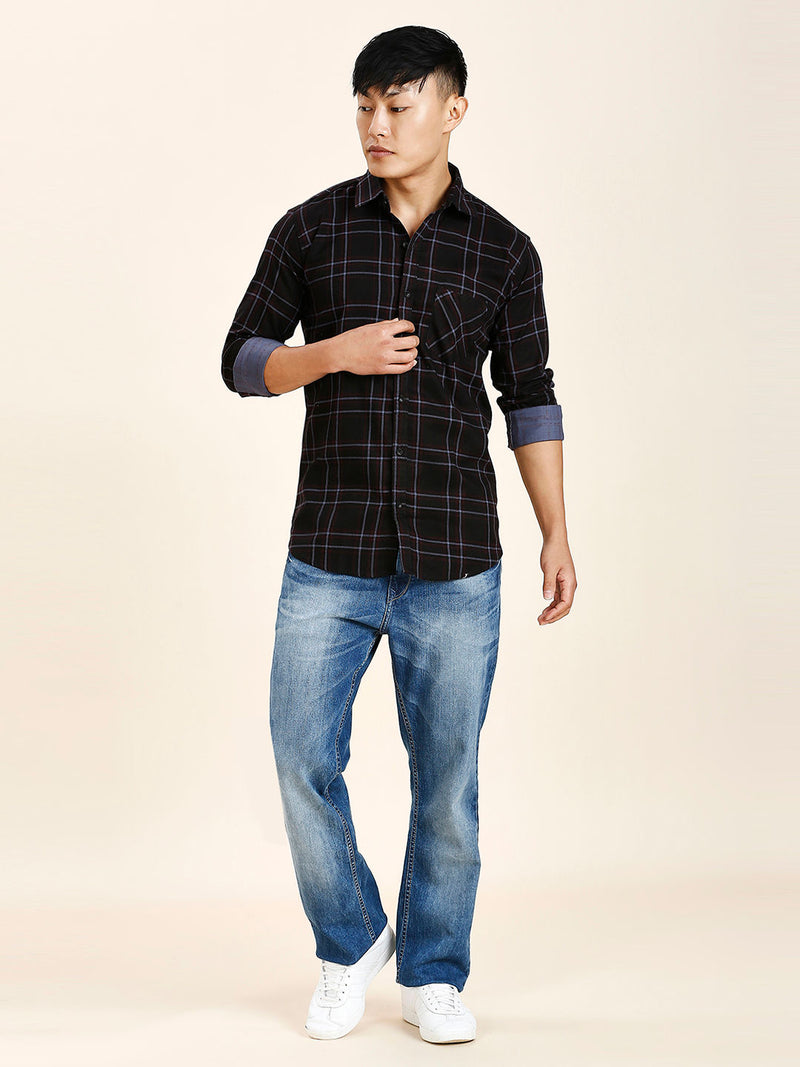 Denzy Checked Men's Shirt 7