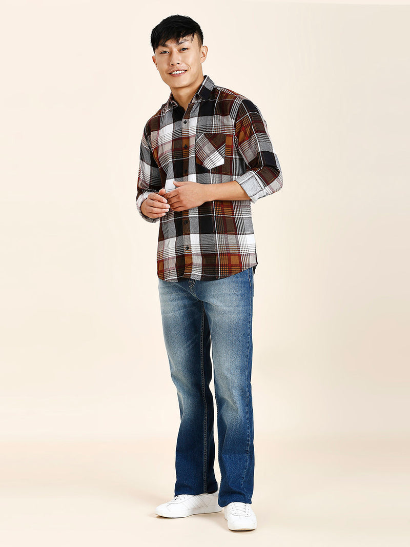 Creo Checked Men's Shirt 7