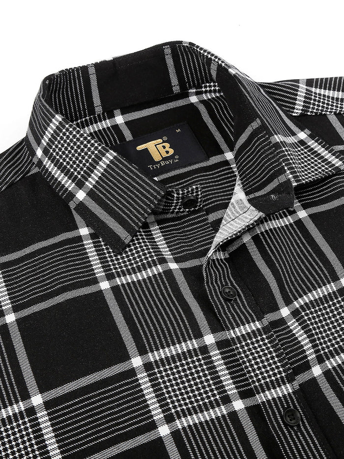 Urban Checked Cotton Shirt for Men - TB_449 2