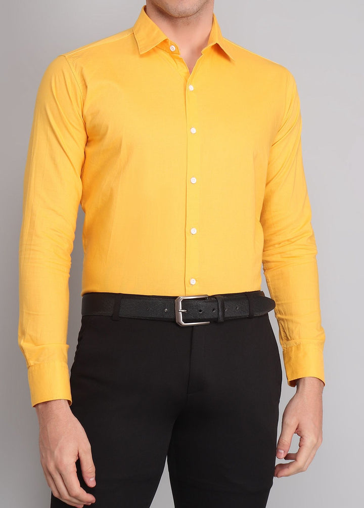 trybuy yellow mens shirt