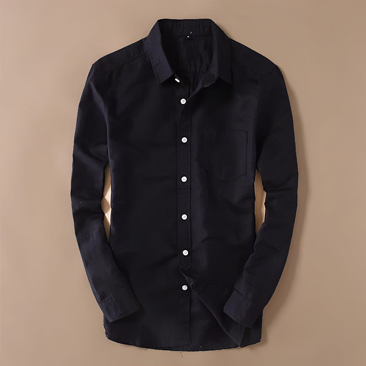 Black linen Cotton Shirt