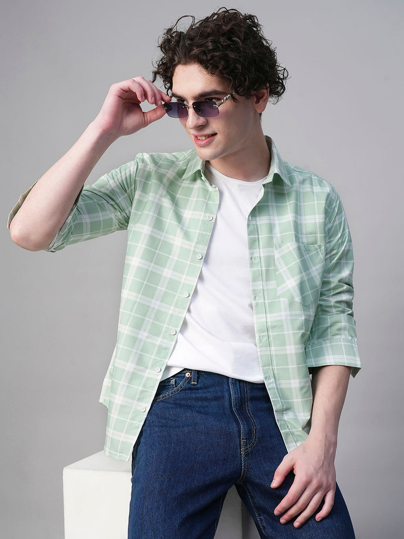 Doubs Checked Men's Shirt 1