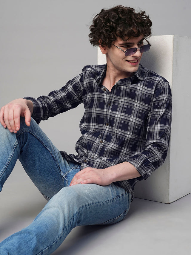 Reims Checked Shirt for Men — TryBuy®