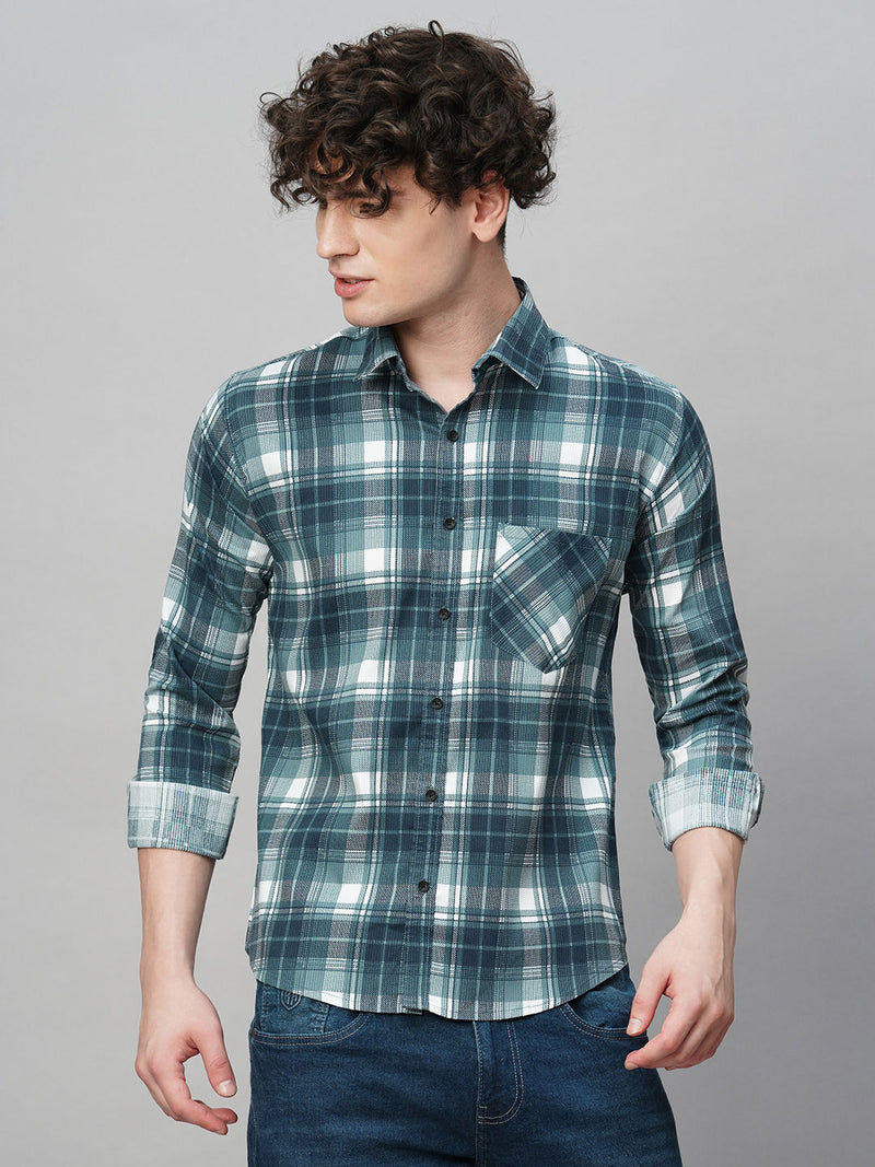Versatile Checked Men's Shirt 2