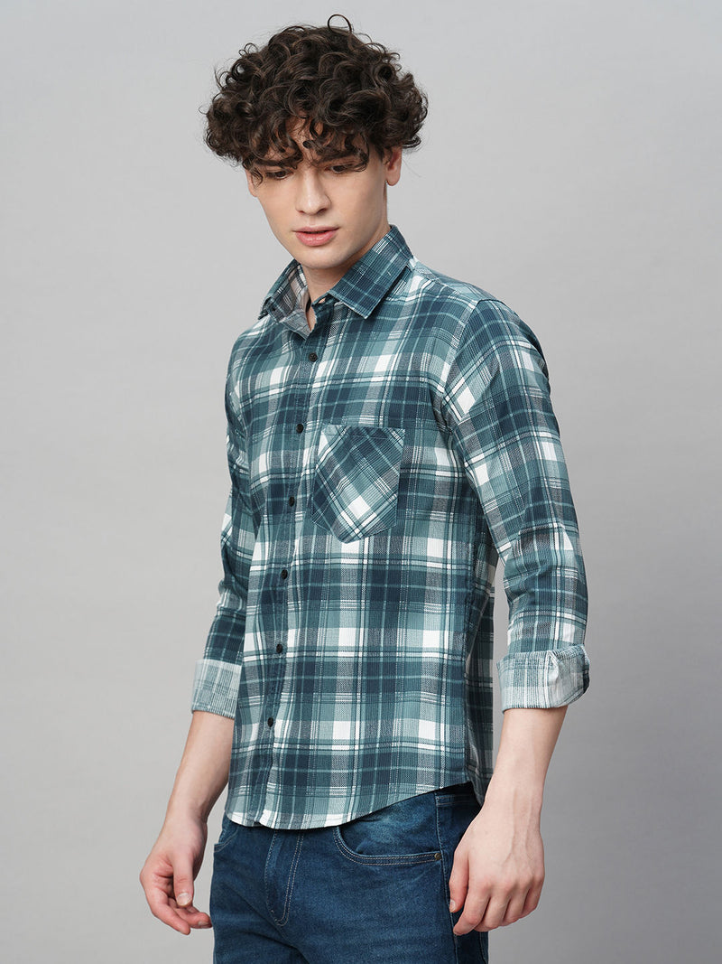 Versatile Checked Men's Shirt 6