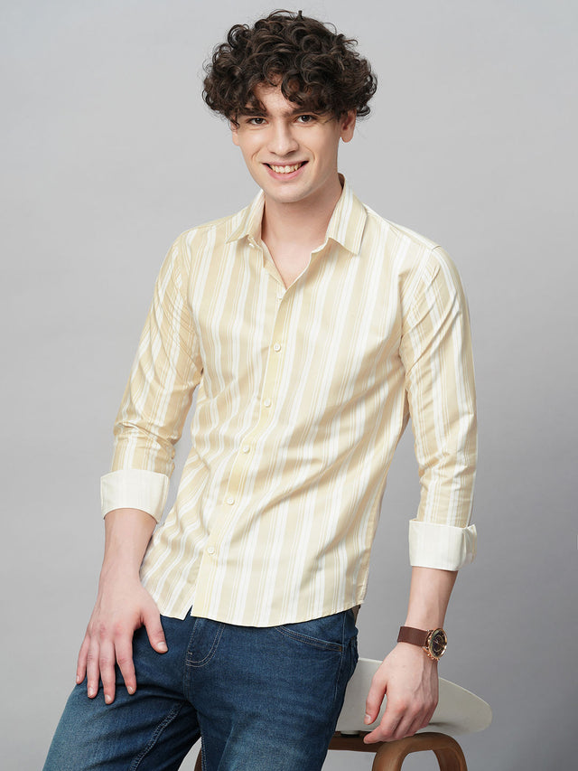 Exotic Striped Men's Shirt — TryBuy®
