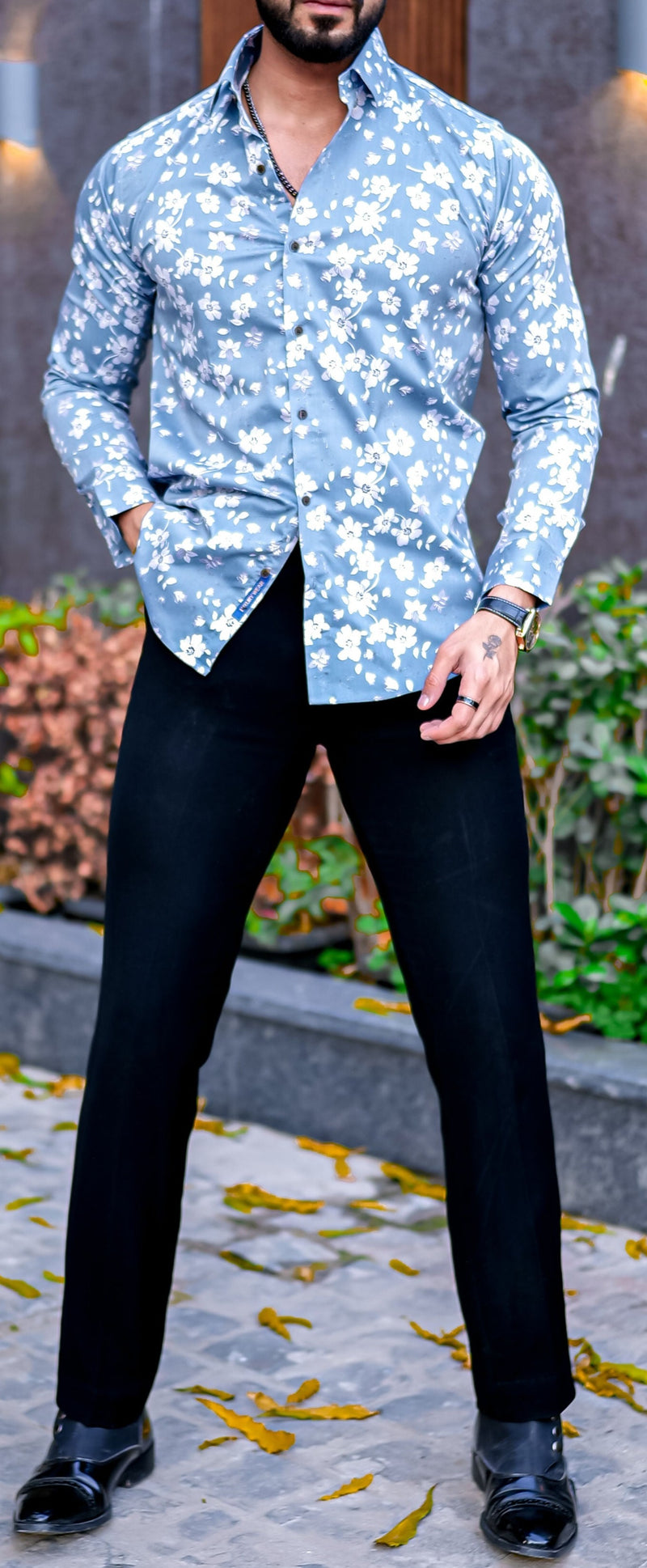 VOZIA Duke Floral Printed Shirt 4