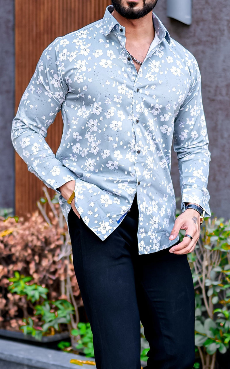 VOZIA Naso Floral Printed Shirt 7