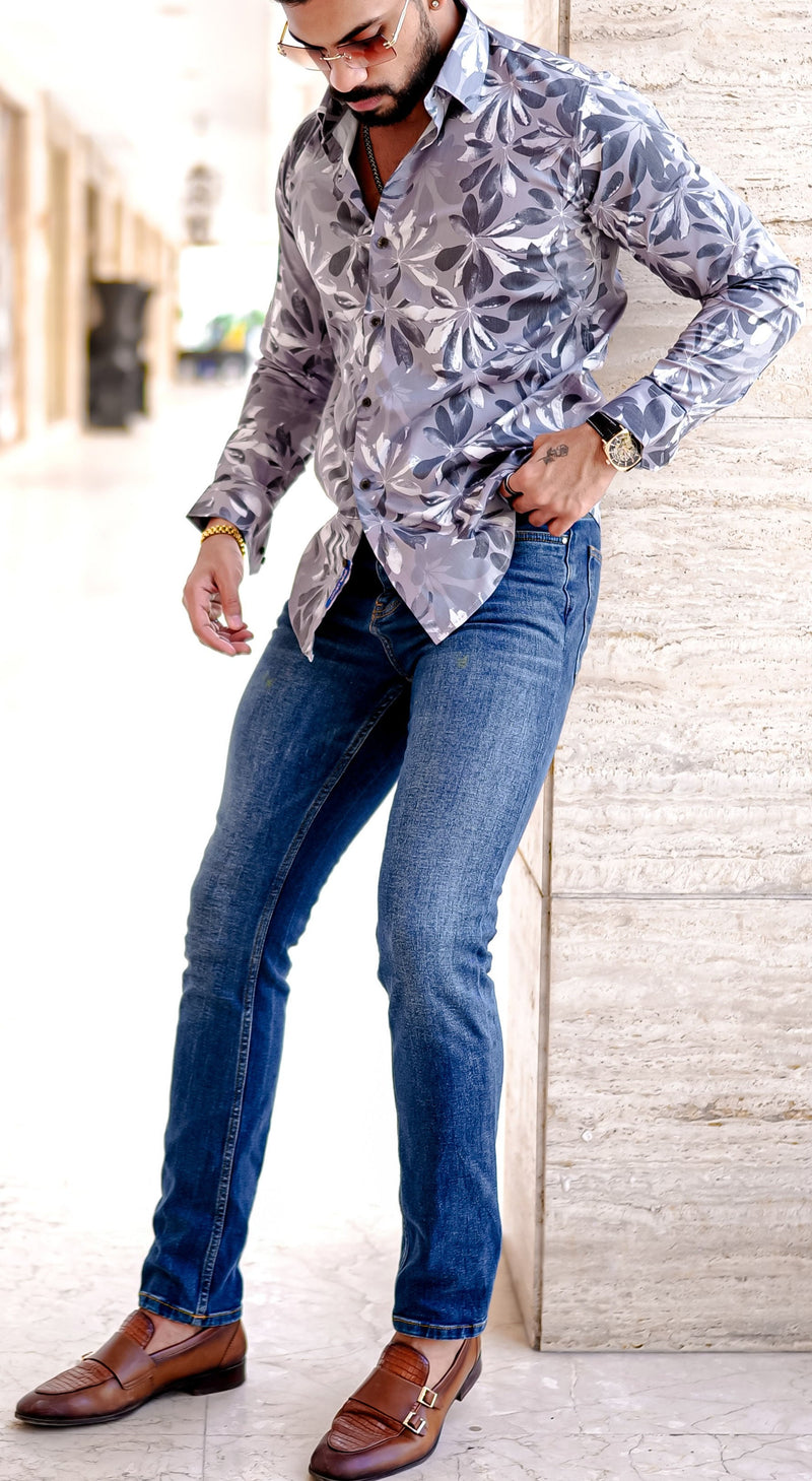 VOZIA Musk Floral Printed Shirt 7