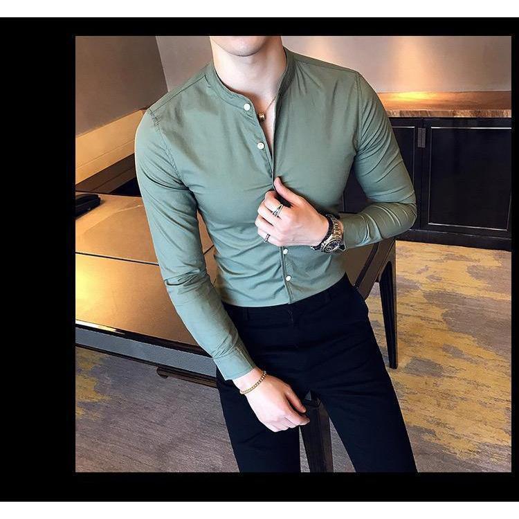 Classy Ravishing Ocean Green Casual Cotton Solid Men's Shirt