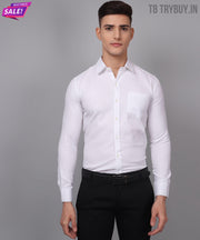 a man wearing a white shirt and black pants