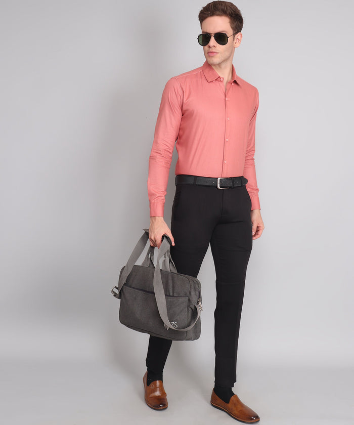 Cotour Peach Cotton Shirt for Men 2