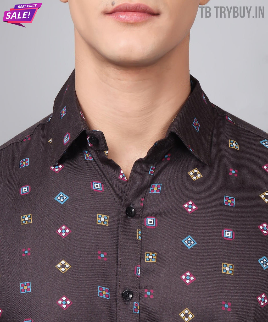 a close up of a person wearing a shirt