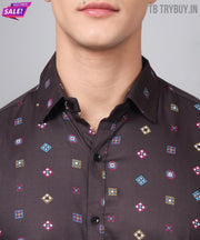 a close up of a person wearing a shirt