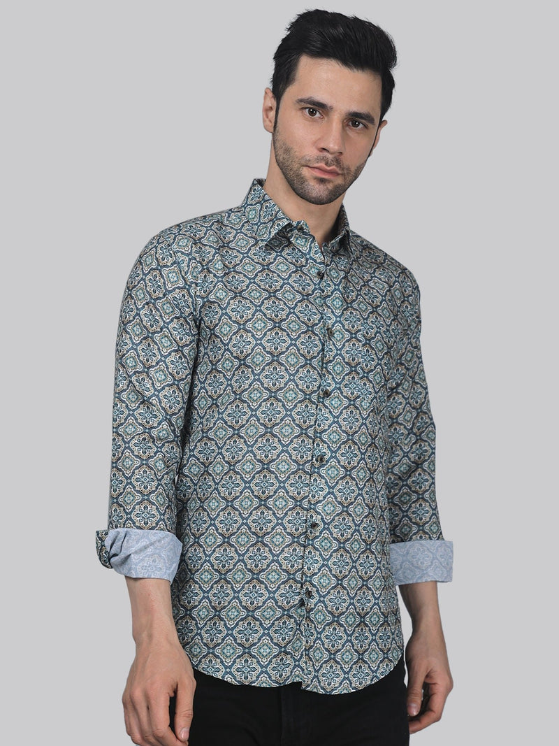 Exotic-glam Men's Printed Shirt 5