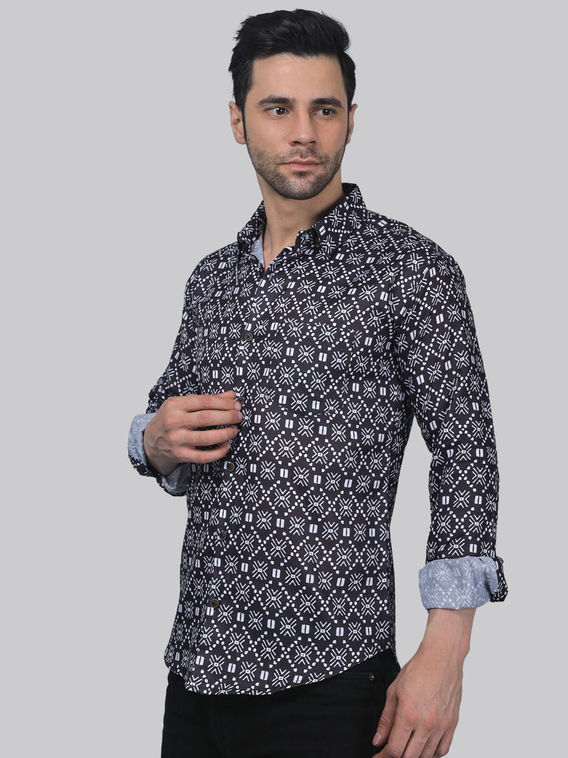 Floral Frenzy Men's Printed Shirt 2