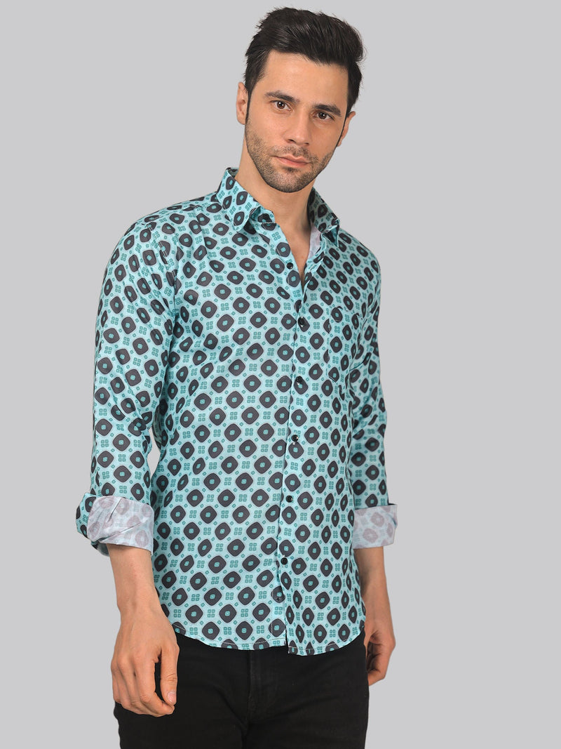 Street-glam Men's Printed Shirt 2