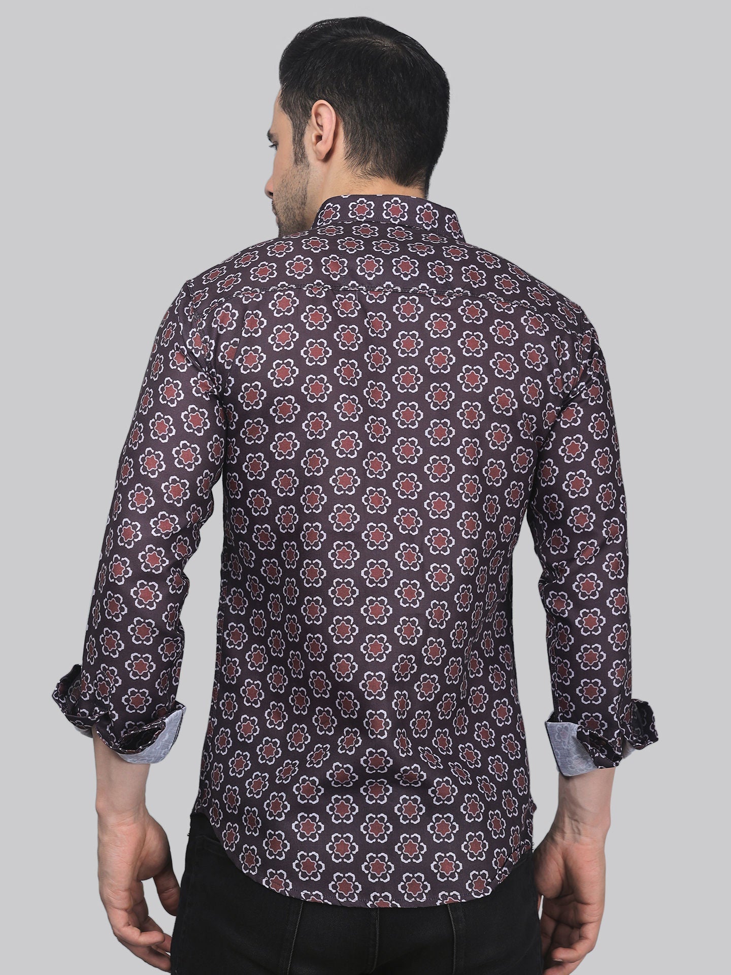 TryBuy Men's Fashionable Full Sleeve Casual Linen Printed shirt - TryBuy® USA🇺🇸