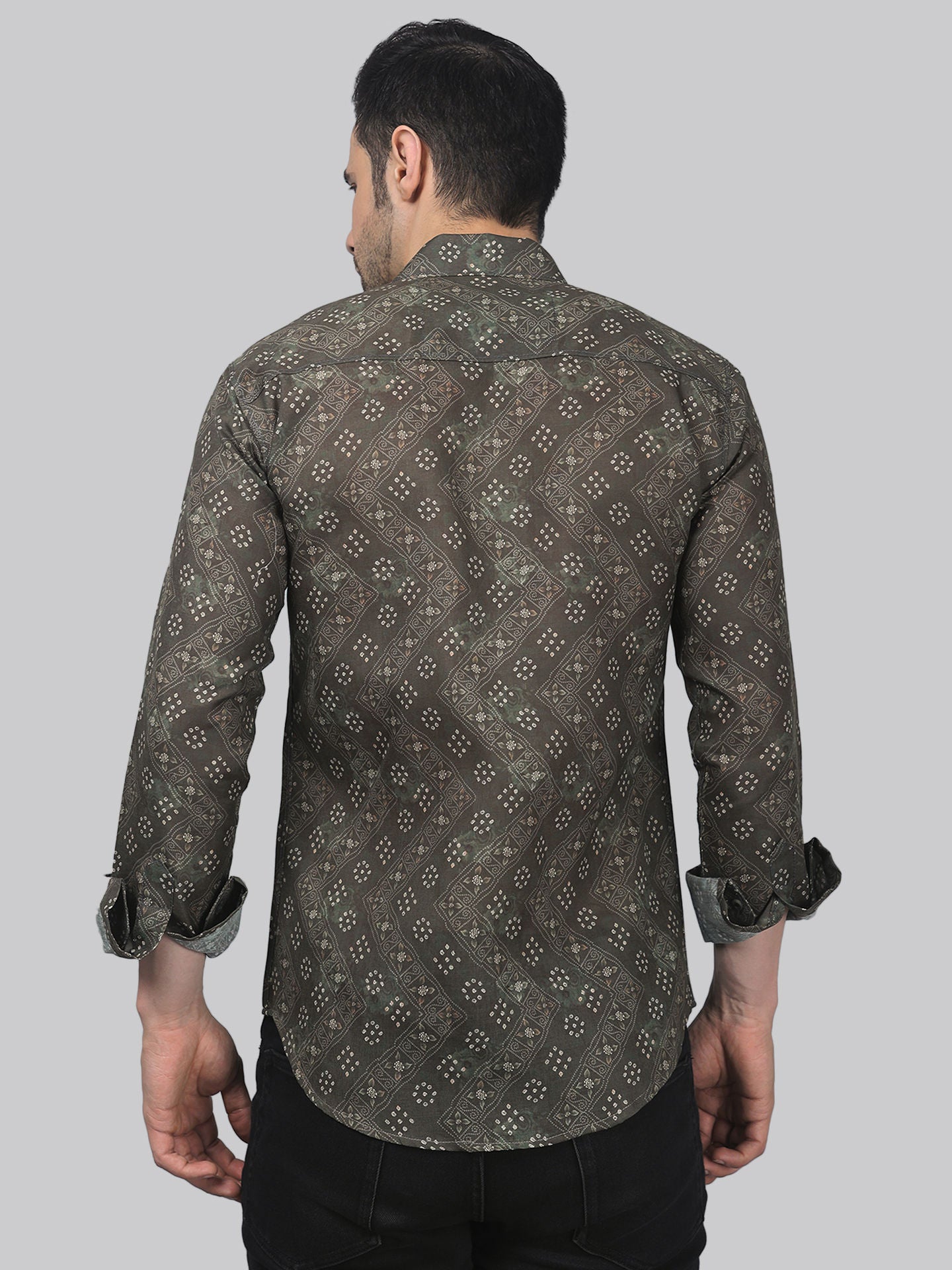 TryBuy Men's High Grade Linen Casual Printed Full Sleeves Shirt - TryBuy® USA🇺🇸