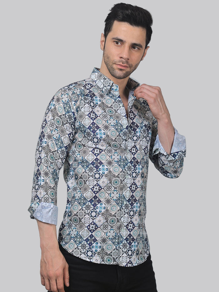 floral imprime chemise homme 2