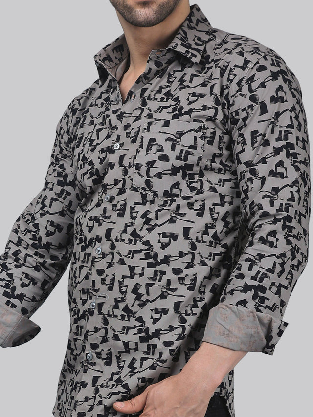 अद्वितीय सुरुचिपूर्ण पुरुषों की मुद्रित शर्ट — TryBuy®