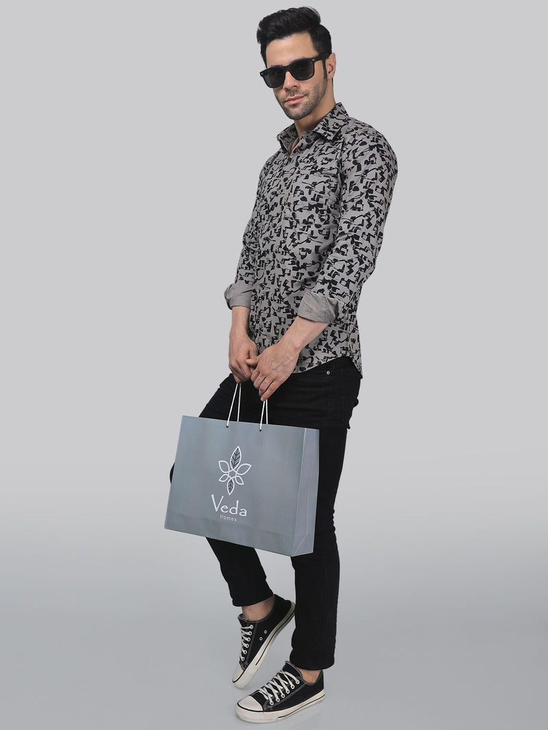 Unique Elegant Men's Printed Shirt 3