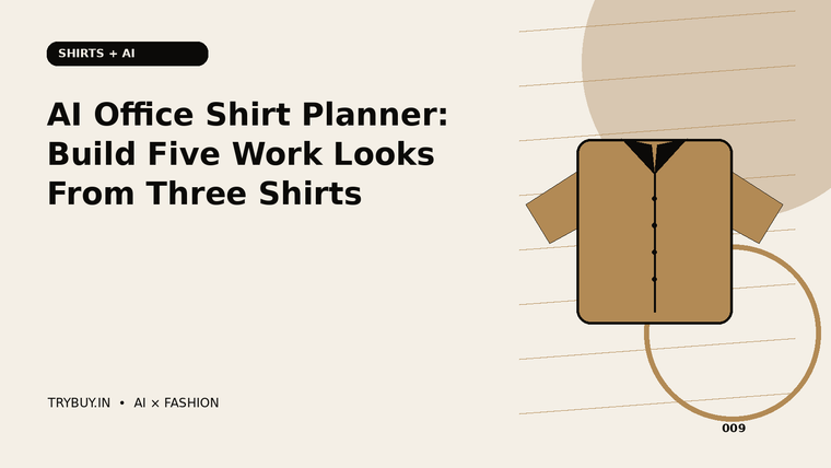 AI Office Shirt Planner: Build Five Work Looks From Three Shirts