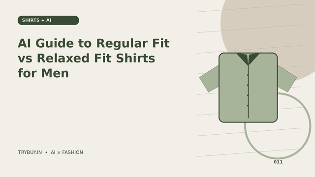 AI Guide to Regular Fit vs Relaxed Fit Shirts for Men