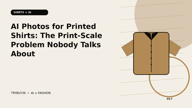 AI Photos for Printed Shirts: The Print-Scale Problem Nobody Talks About