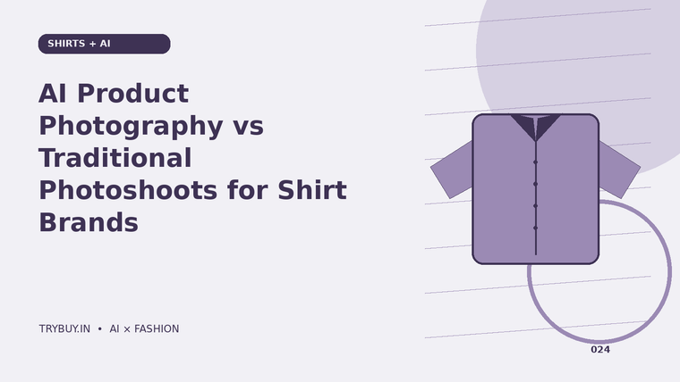 AI Product Photography vs Traditional Photoshoots for Shirt Brands
