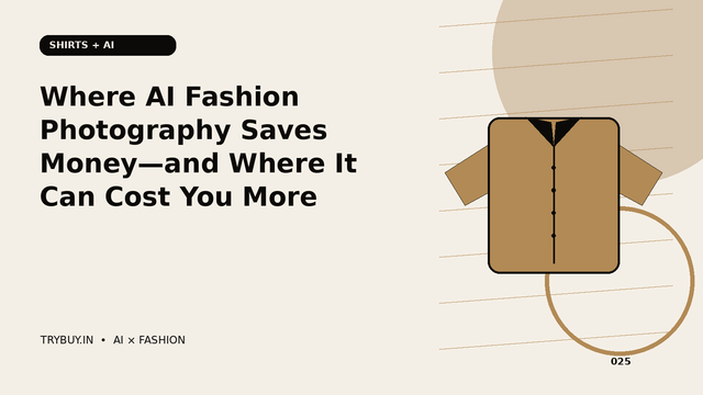 Where AI Fashion Photography Saves Money—and Where It Can Cost You More