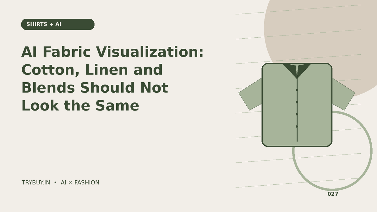 AI Fabric Visualization: Cotton, Linen and Blends Should Not Look the Same