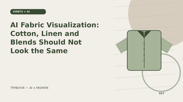 AI Fabric Visualization: Cotton, Linen and Blends Should Not Look the Same