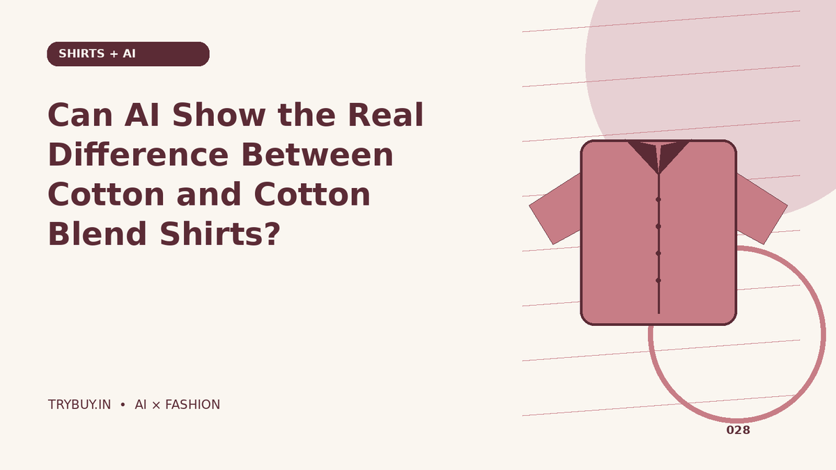 Can AI Show the Real Difference Between Cotton and Cotton Blend Shirts?