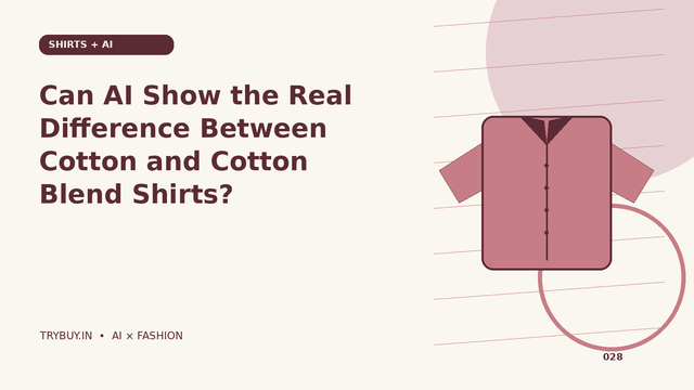 Can AI Show the Real Difference Between Cotton and Cotton Blend Shirts?