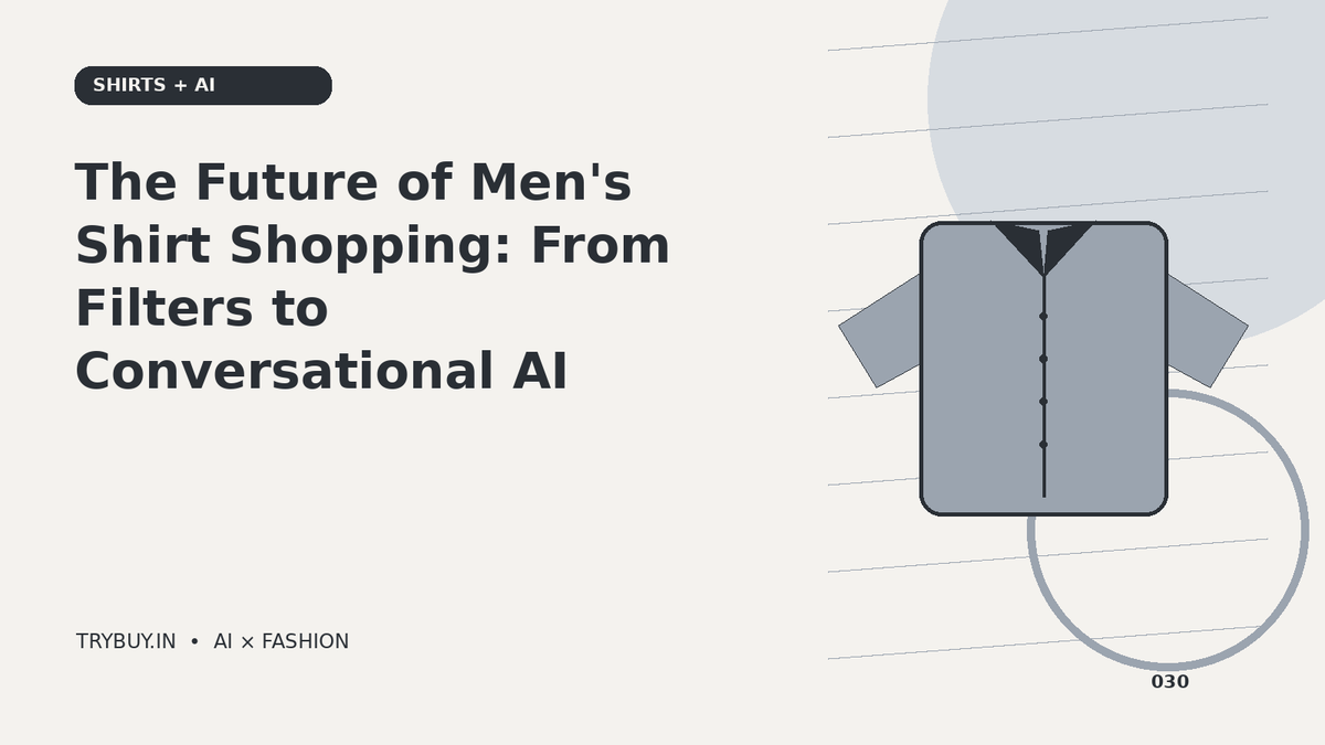 The Future of Men's Shirt Shopping: From Filters to Conversational AI